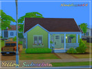 Sims 4 — Yellow Suburban by medusae44 — This Suburban house is perfect for a small family.