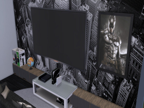 Sims 4 — GamingWallArt-BatmanArkham2 by WBri98 — Hope you enjoy ! 