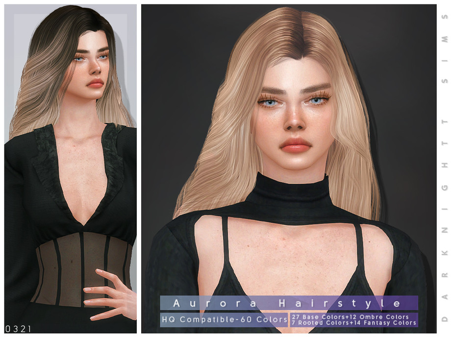 The Sims Resource - Aurora Hairstyle