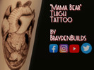 Sims 4 — [BraydenBuilds] Mama Bear Tattoo by gravegurl — For our sims who adore their sweet little angels; this Mama Bear