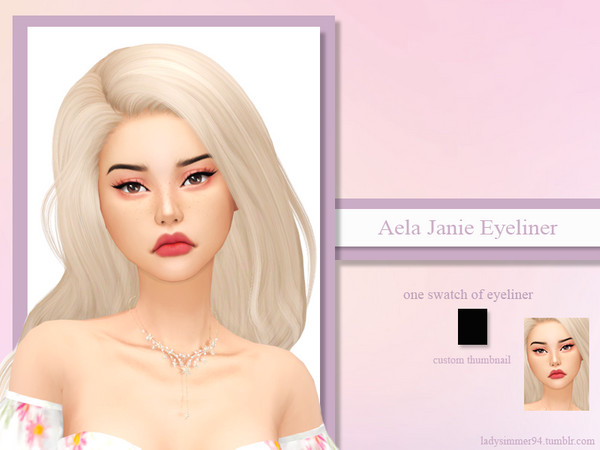 The Sims Resource - Aela Janie Eyeliner