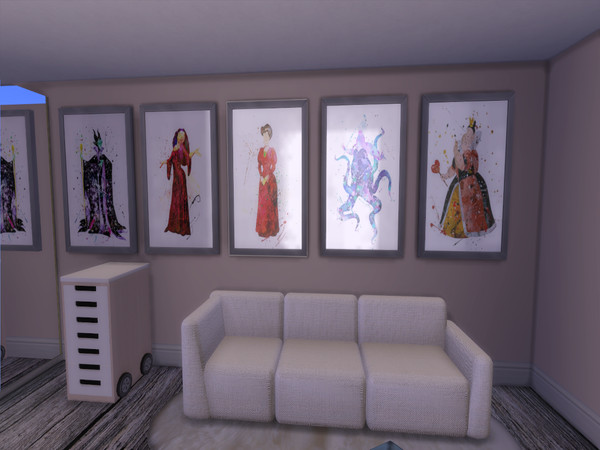 Sims 4 — DisneyWallArt-WomanVillains by WBri98 — Hope you enjoy !
