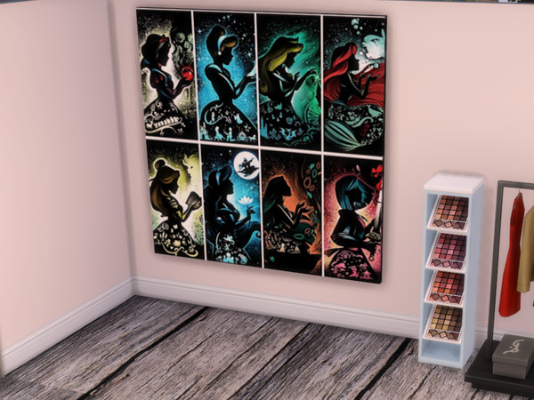 Sims 4 — DisneyWallArt-PrincessesFull by WBri98 — Hope you enjoy ! 