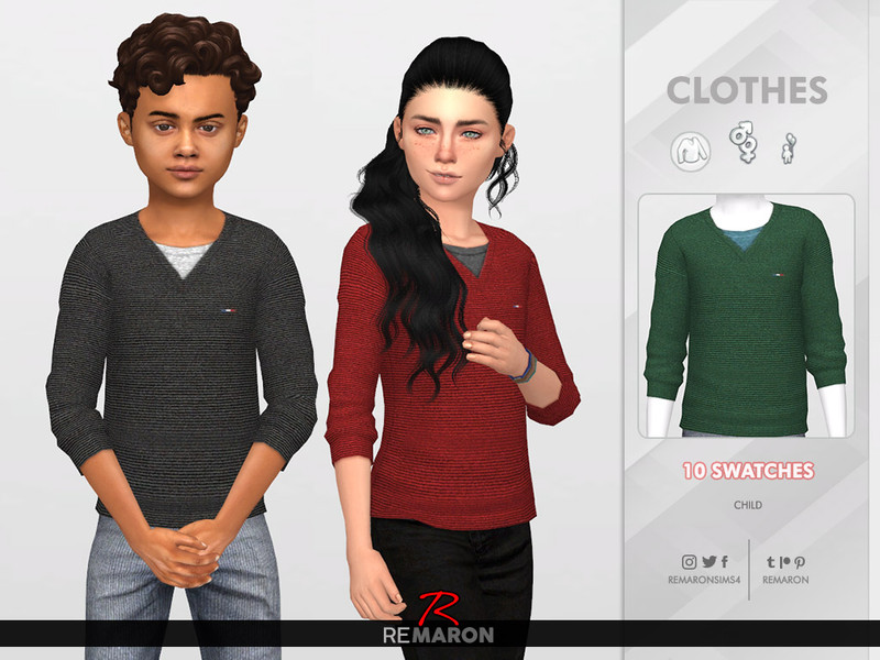 The Sims Resource - ReMaron_C_Sweater01