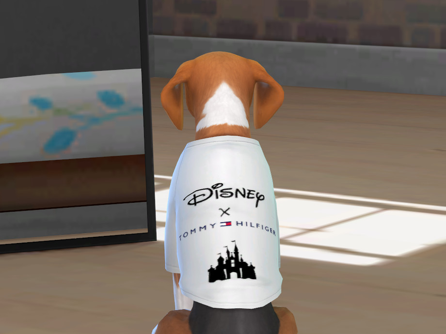 Transparant Jolly maak een foto The Sims Resource - Disney X Tommy Hilfiger t-shirt for little dogs