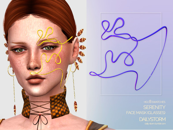 The Sims Resource - Serenity Face Mask