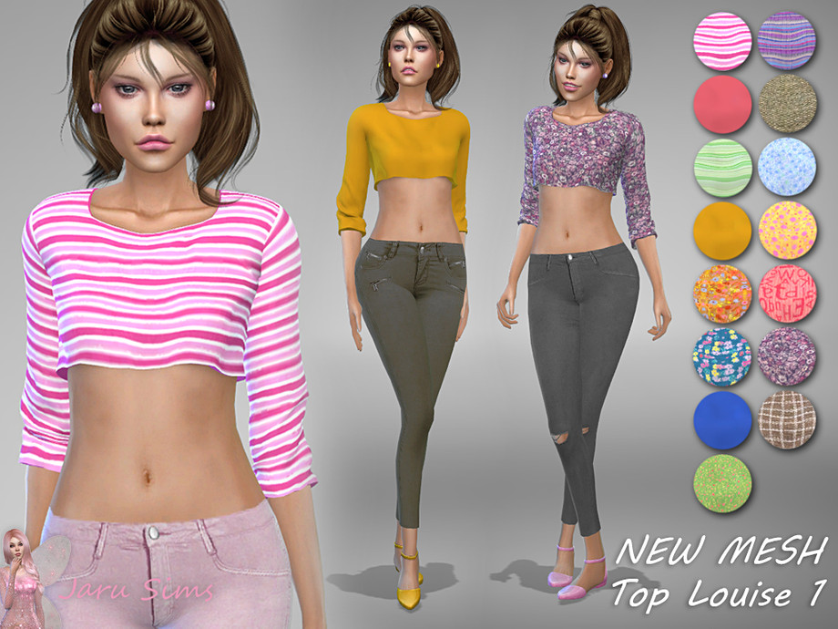 The Sims Resource - Top Louise 1 - NEW MESH