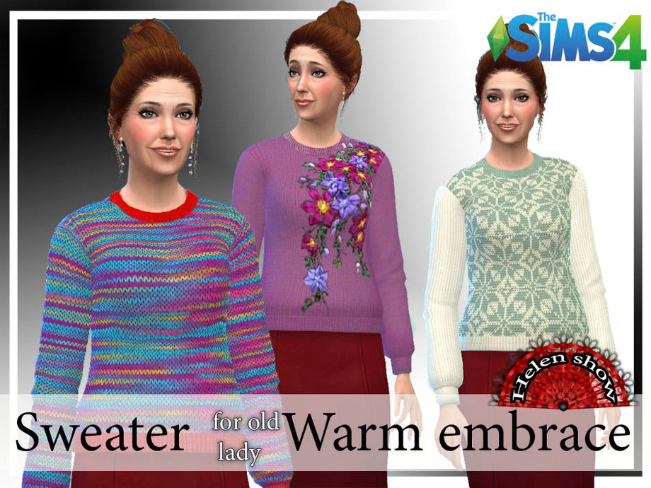 The Sims Resource - sweater warm hug