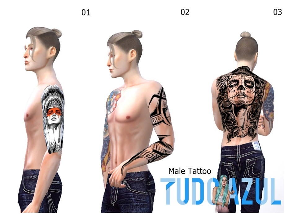 3 recolor Found in TSR Category Sims 4 Male Tattoos  Sims 4 Sims 4 body  mods Sims 4 tattoos