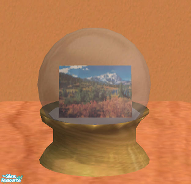 The Sims Resource Anytime Snow Globes Snowy Mountain