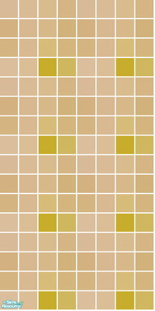 Sims 2 — Atol Tile Set - Gold Wall by s00z — 