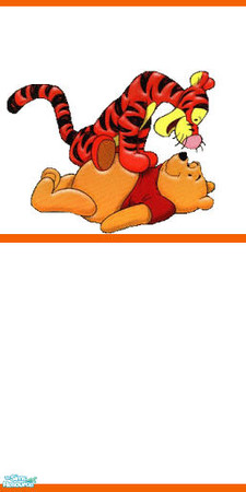 Sims 2 — tigger+pooh bear set - Individual Item by skinflin — tigger+pooh bear