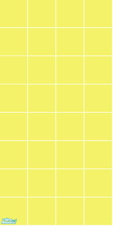Sims 2 — Sunny Yellow Wall Tile by totobug4 — 