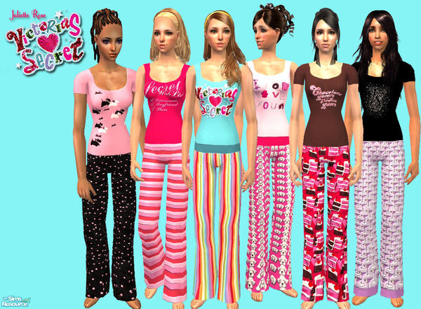 The Sims Resource - Victoria's Secret Loungewear