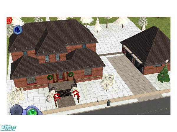 Sims 2 — Snowdrift by HBallisonM — A beautiful winter home for the holidays.