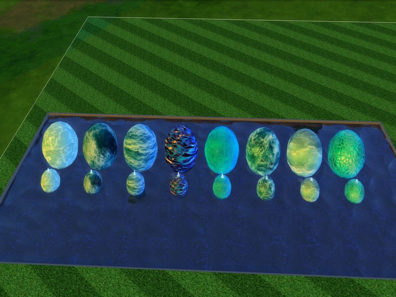 The Sims Resource Spherical Emitter Spring Collection Part 3Blues 2