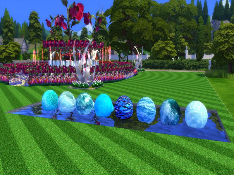 The Sims Resource Spherical Emitter Spring Collection Part 3Blues 2