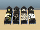 Sims 4 — The Nightmare Before Christmas single bed by Tangled_charlie — The Nightmare Before Christmas single bed with 4