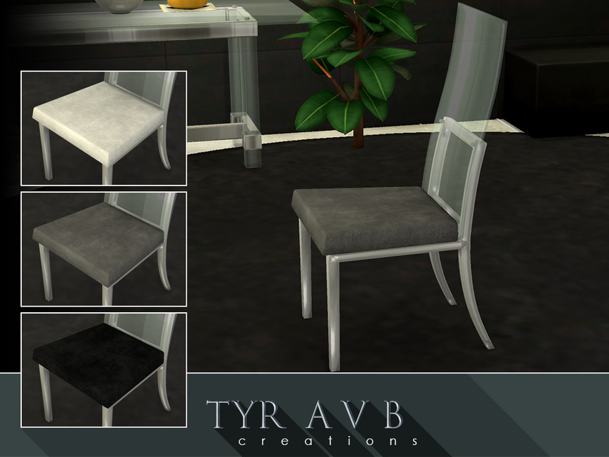 The Sims Resource Dining Chair Acrylic Dining Set