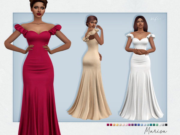 The Sims Resource - Marisa Dress