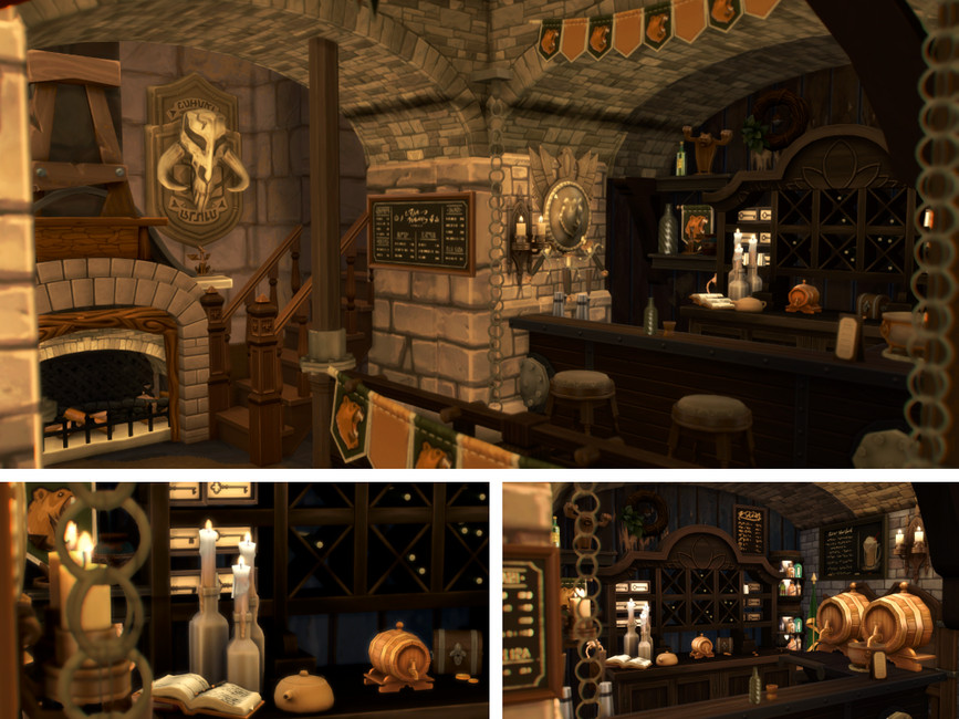 The Sims Resource Tavern 'Beary beer mug'