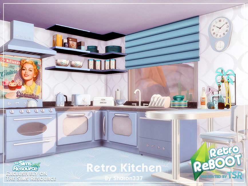 The Sims Resource - RetroREBOOT - Retro Kitchen