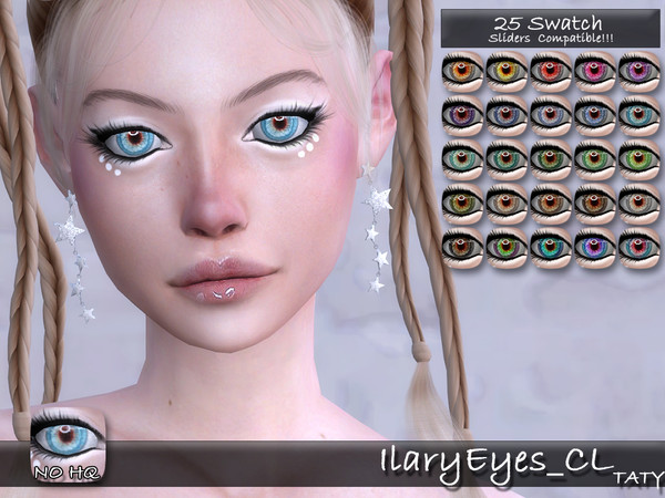 Sims 4 — [Ts4]Taty_IlaryEyes_CL by tatygagg — - Female, Male - Human, Alien - Toddler to Elder - Hq Compatible - Sliders