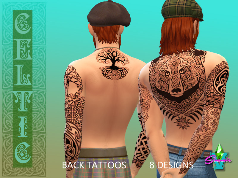 33 Celtic Knot Back Tattoos Images Stock Photos  Vectors  Shutterstock