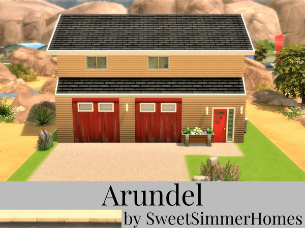 Sims 4 — Arundel by SweetSimmerHomes — small cosy home A sweet and cosy 1 bed home that would suit a University student