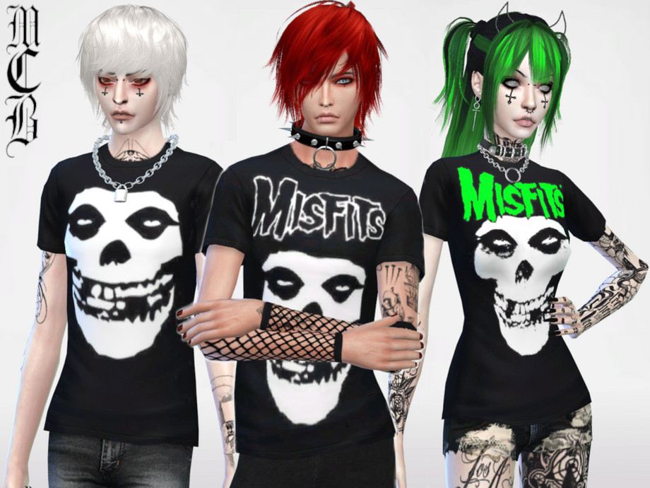 The Sims Resource Guys Misfits T Shirts