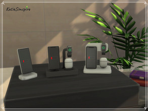 Sims 4 — Charging Stations by Katiesimspire — Charging station decorations with different swatches :) Hope you enjoy! ---