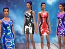 Sims 4 — Marzar dress everyday by Marzar — 4 Swatches Compatible with HQ mod Works with all of skins Custom Thumbnail New