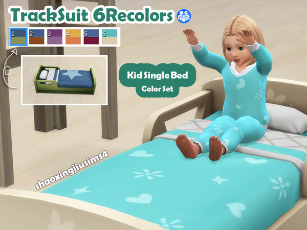 Sims 4 — ToddlerTrackSuit 6 Recolors - Match with toddler bed by jeisse197 — Category : Clothes Age : Toddler Match with