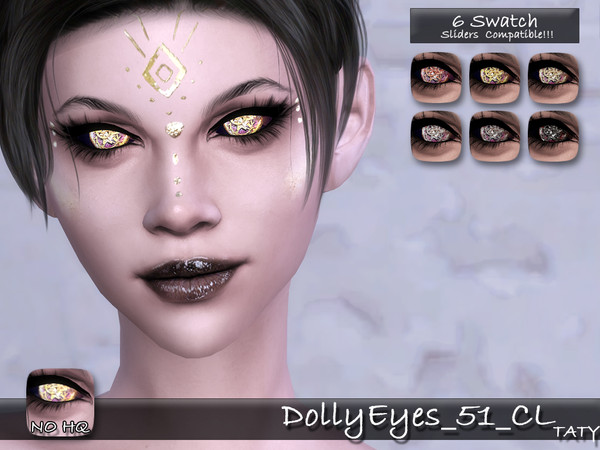 Sims 4 — [Ts4]Taty_DollyEyes_51_CL by tatygagg — - Female, Male - Human, Alien - Toddler to Elder - Hq Compatible -