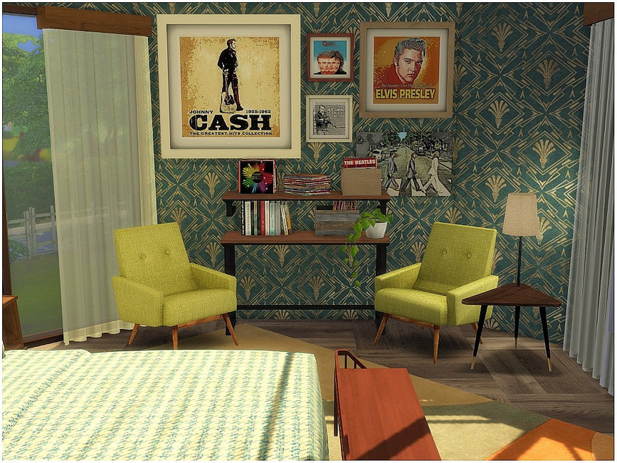 The Sims Resource Retro Bedroom