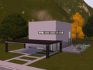 Sims 3 — Shades of Wood by 09_miri — Shades of Wood is a modern and minimalistic house on the outside and focus on wood