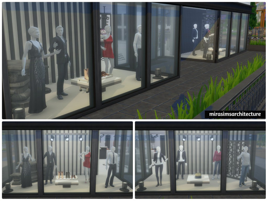 The Sims Resource - MSA Black&White Boutique NO CC