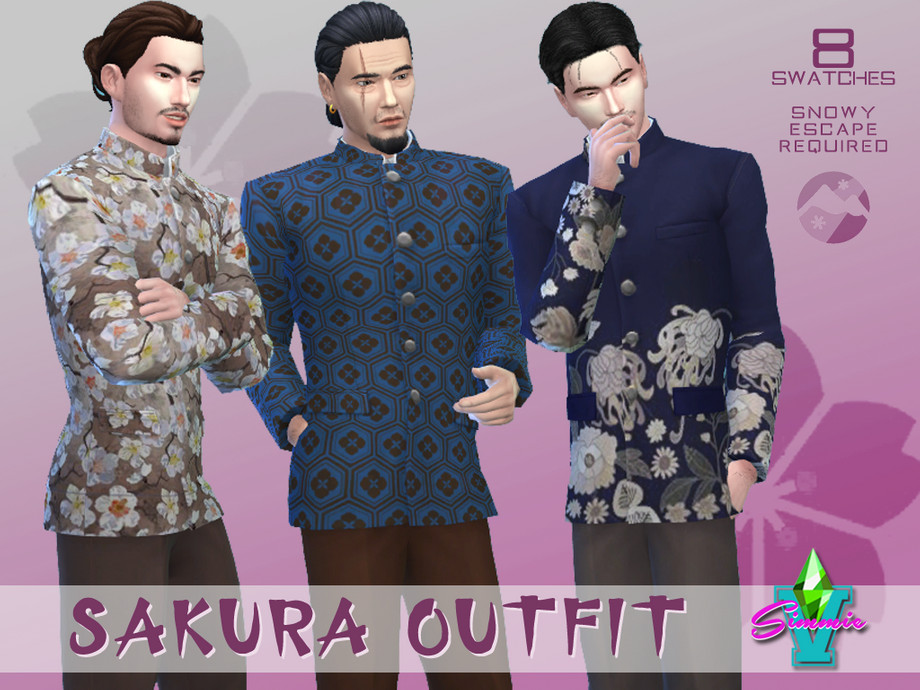 The Sims Resource Simmiev Sakura Outfit