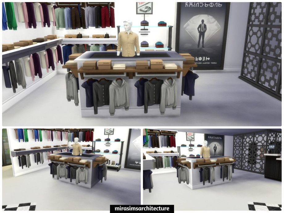 The Sims Resource - MSA Black&White Boutique NO CC