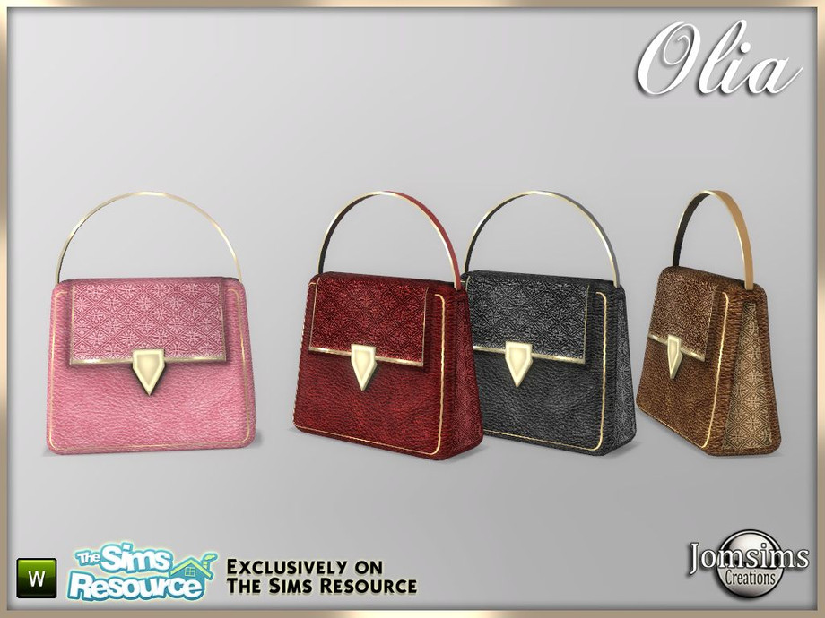 The Sims Resource - Olia beauty set deco handbag1