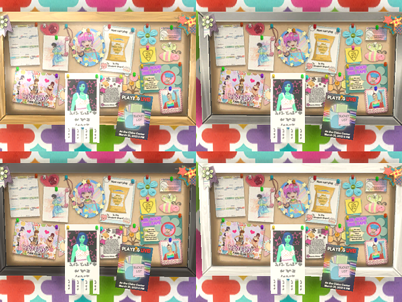 Sims 4 Cork Board