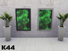 Sims 4 — Green Pine Artwork by Ketch44 — Custom artwork by Ketch44. This mod requires no additional mods and or packs to