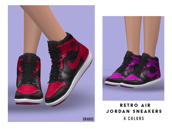 medios de comunicación infinito Patrocinar The Sims Resource - Retro Air Jordan Sneakers (Female)