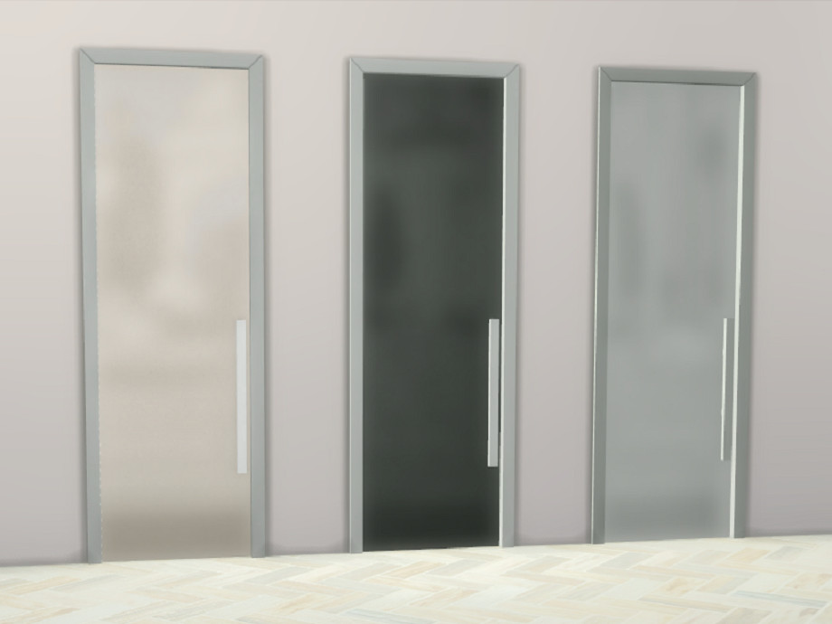 Sims 4 CC Modern Doors
