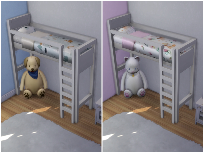 Sims 4 Bunk Bed Recolor