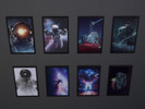 Sims 4 — Space Wall Art by blairbie — Decorate your area with these Space themed Paintings.