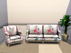 Sims 3 — Dated Flowers by Canterville032 — This pattern is really beautiful and goes well in lounge rooms, dining rooms