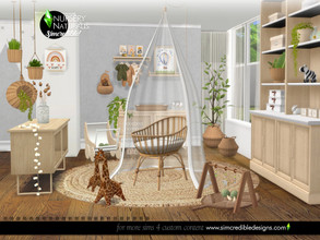 Sims 4 — Naturalis Nursery by SIMcredible! — Oh my cuteness! Naturalis collection now have a new corner to your baby sims