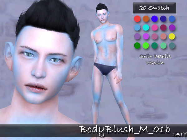 Sims 4 — [Ts4]Taty_BodyBlush_Male_01b by tatygagg — - Male - Human, Alien - Teen to Elder - Hq Compatible Attention : the