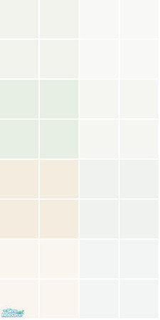 Sims 2 — Whisper Tile Set - Mint Wall by s00z — 